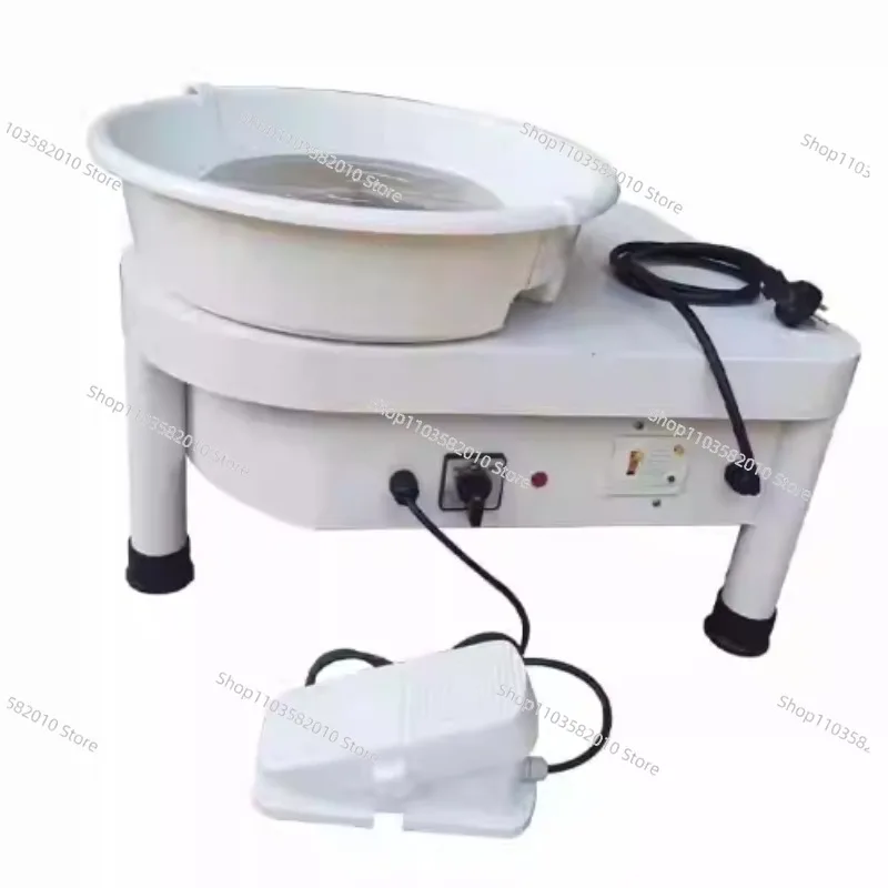 25cm Electric Pottery Wheel 250W with Foot Pedal, Ceramic Forming Machine for Clay Art Craft
25cm Electric Pottery Wheel 250W with Foot Pedal, Ceramic Forming Machine for Clay Art Craft