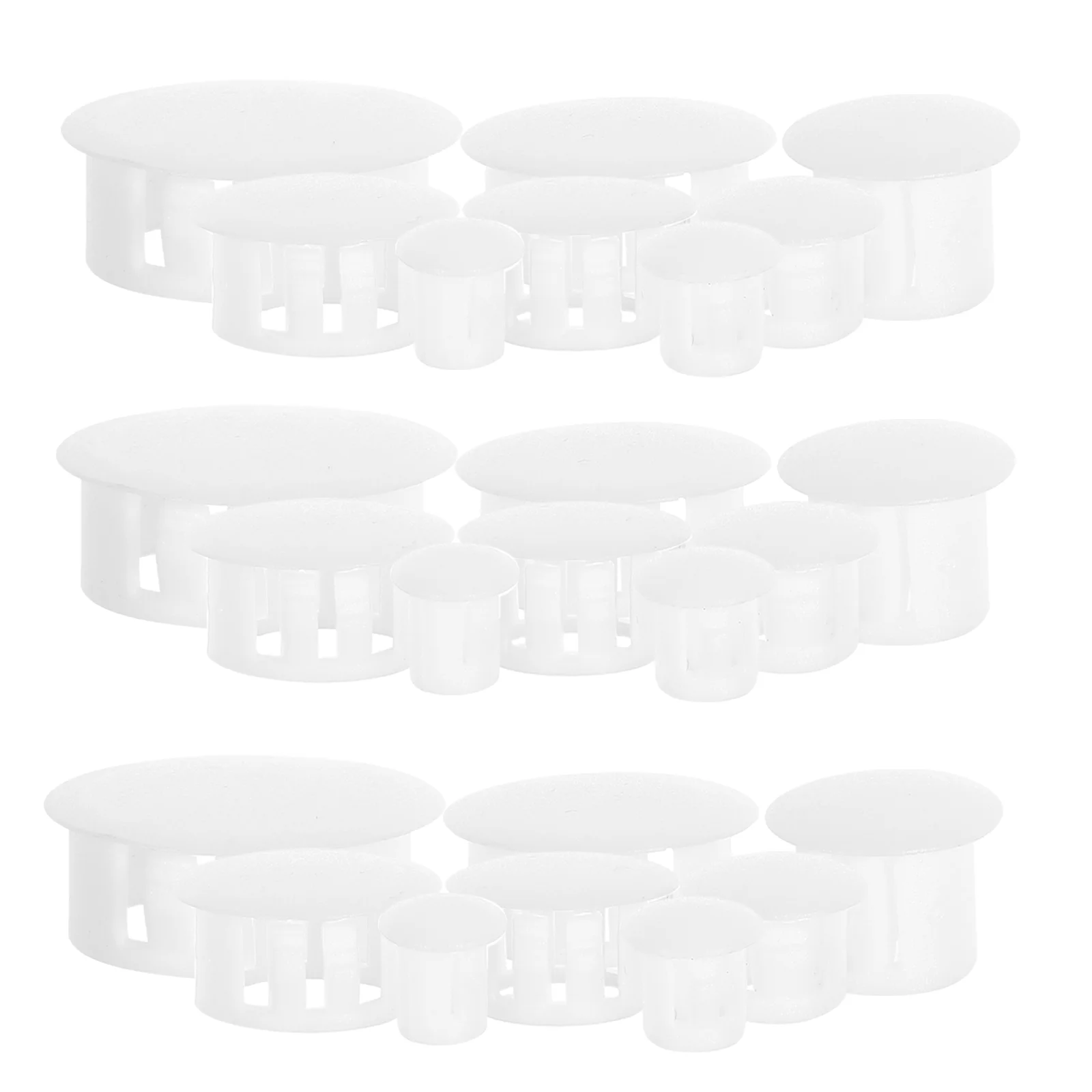 350 Pcs Plastic Plug Closet Rod End Caps Chair Screw Hole Plugs Desk Cover Door Plate Circular
350 Pcs Plastic Plug Closet Rod End Caps Chair Screw Hole Plugs Desk Cover Door Plate Circular