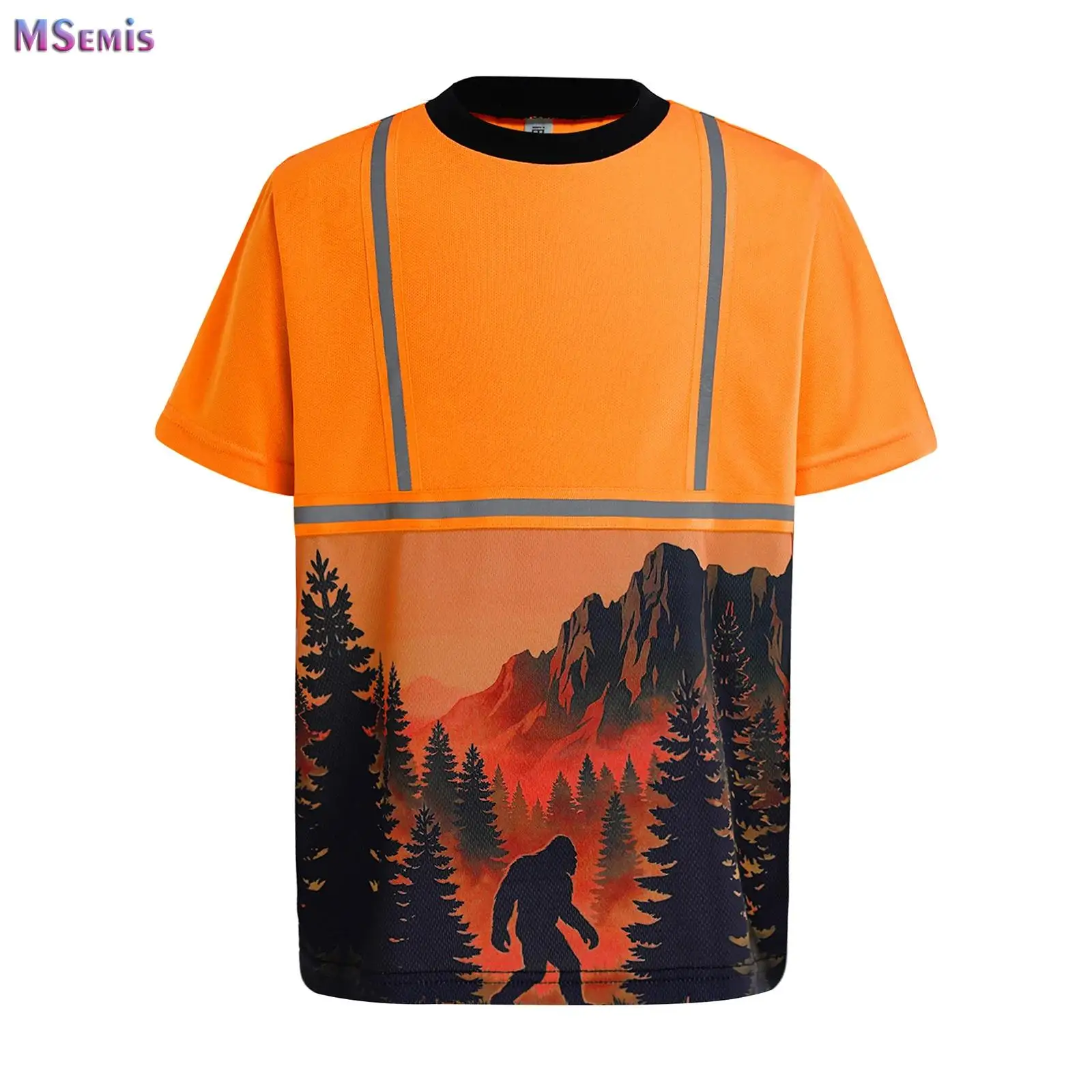 High Visibility Safety Shirt Short Sleeve Printed T-shirt Kids Boys Girls Quick-drying Athletic Tops Camping Hiking Cycling Wear
High Visibility Safety Shirt Short Sleeve Printed T-shirt Kids Boys Girls Quick-drying Athletic Tops Camping Hiking Cycling Wear