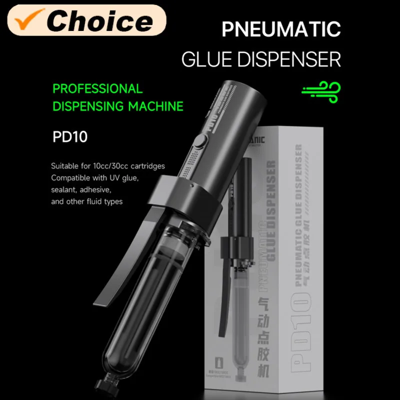 MECHANIC PD10 Electric Glue Dispenser Suitable for Mobile Phone Repair 10cc/30cc UV/Seal/Adhesive Glue Propulsion Tool
MECHANIC PD10 Electric Glue Dispenser Suitable for Mobile Phone Repair 10cc/30cc UV/Seal/Adhesive Glue Propulsion Tool