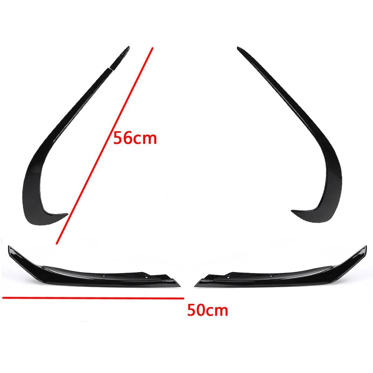6PCS Front Bumper Under Splitter Spoiler Canards Air Knife For Benz A Class W176 A180 A200 A220 A250 AMG A45 2016-2018-Y79A
6PCS Front Bumper Under Splitter Spoiler Canards Air Knife For Benz A Class W176 A180 A200 A220 A250 AMG A45 2016-2018-Y79A
