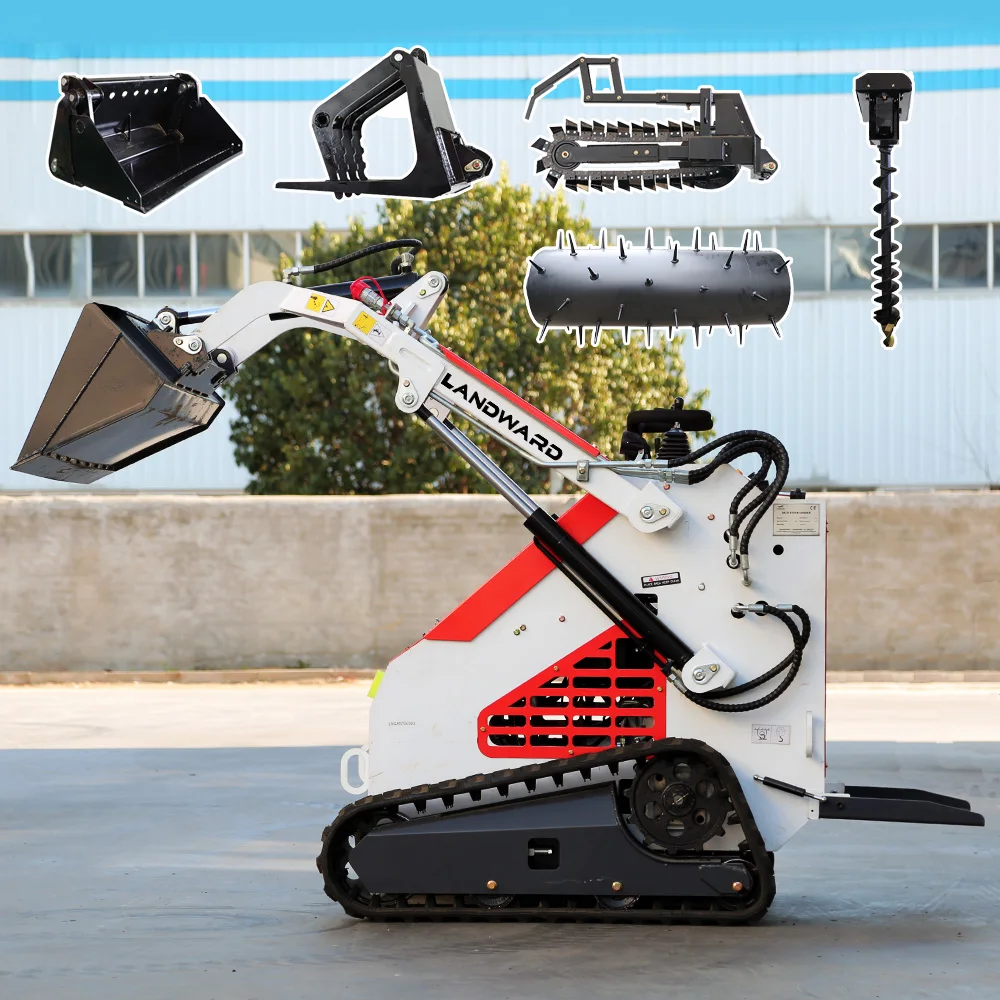 Customized Chinese Skid Steer Loader With Track Cheap Prices Mini Loader Hot Selling Mini Skid Steer Loader With Attachments
Customized Chinese Skid Steer Loader With Track Cheap Prices Mini Loader Hot Selling Mini Skid Steer Loader With Attachments