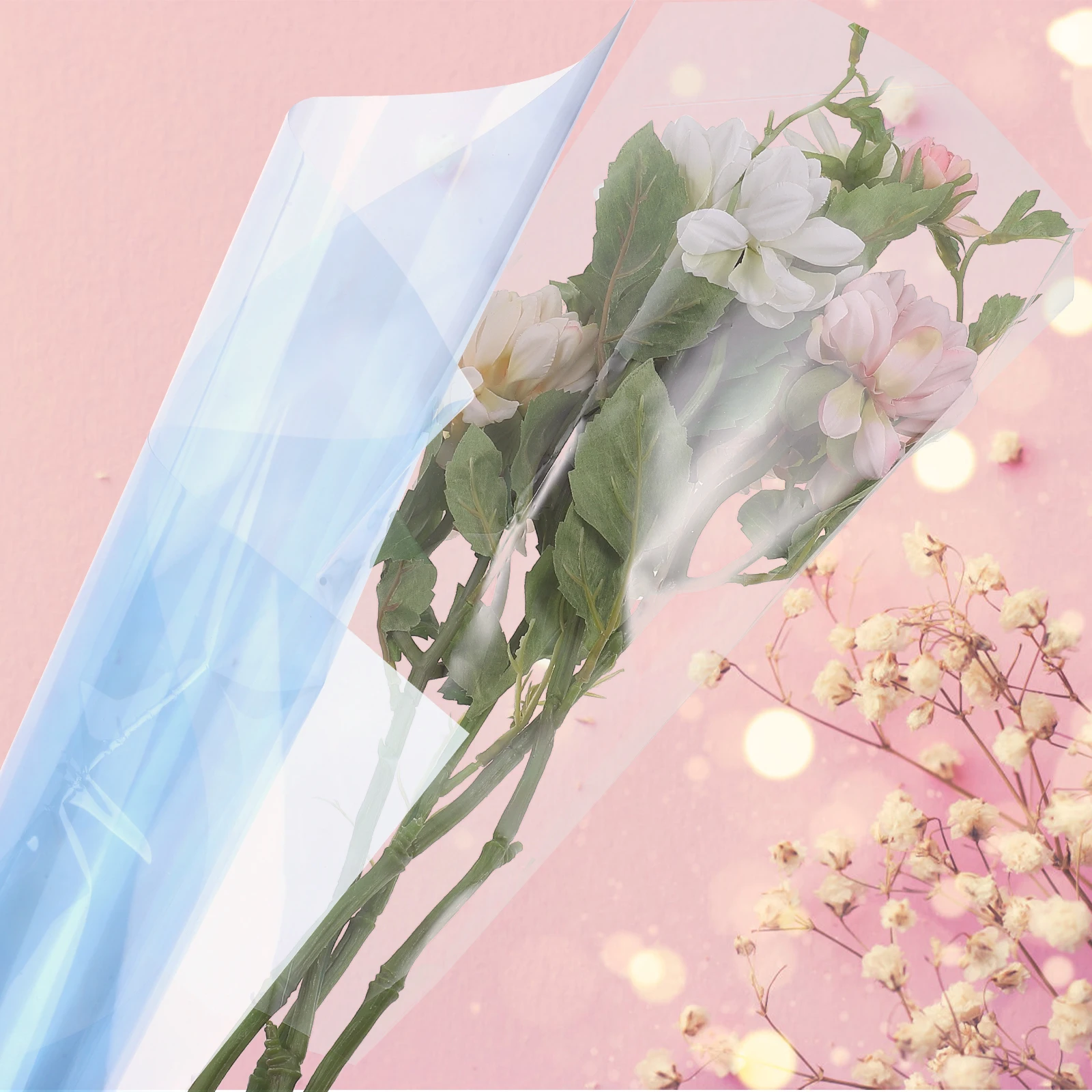 15 Sheets Large Flower Wrapping Paper Blue Opp Cellophane Bouquet Packaging 50x70cm Gift Box Decorative Birthday Present Wrap
15 Sheets Large Flower Wrapping Paper Blue Opp Cellophane Bouquet Packaging 50x70cm Gift Box Decorative Birthday Present Wrap
