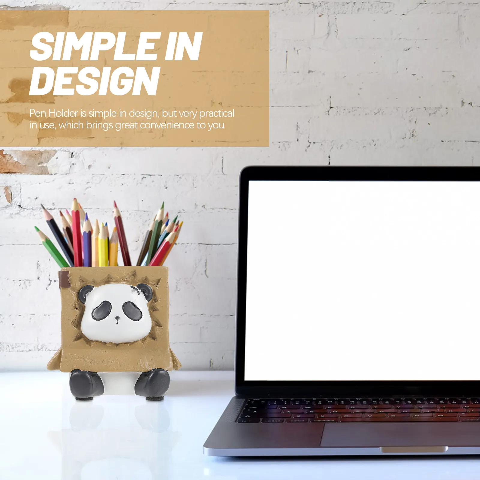 Resin Panda Pen Holder Multi-Functional Desk Organizer for Office Home School Desktop Storage Flower Pot Bonsai Planter
Resin Panda Pen Holder Multi-Functional Desk Organizer for Office Home School Desktop Storage Flower Pot Bonsai Planter