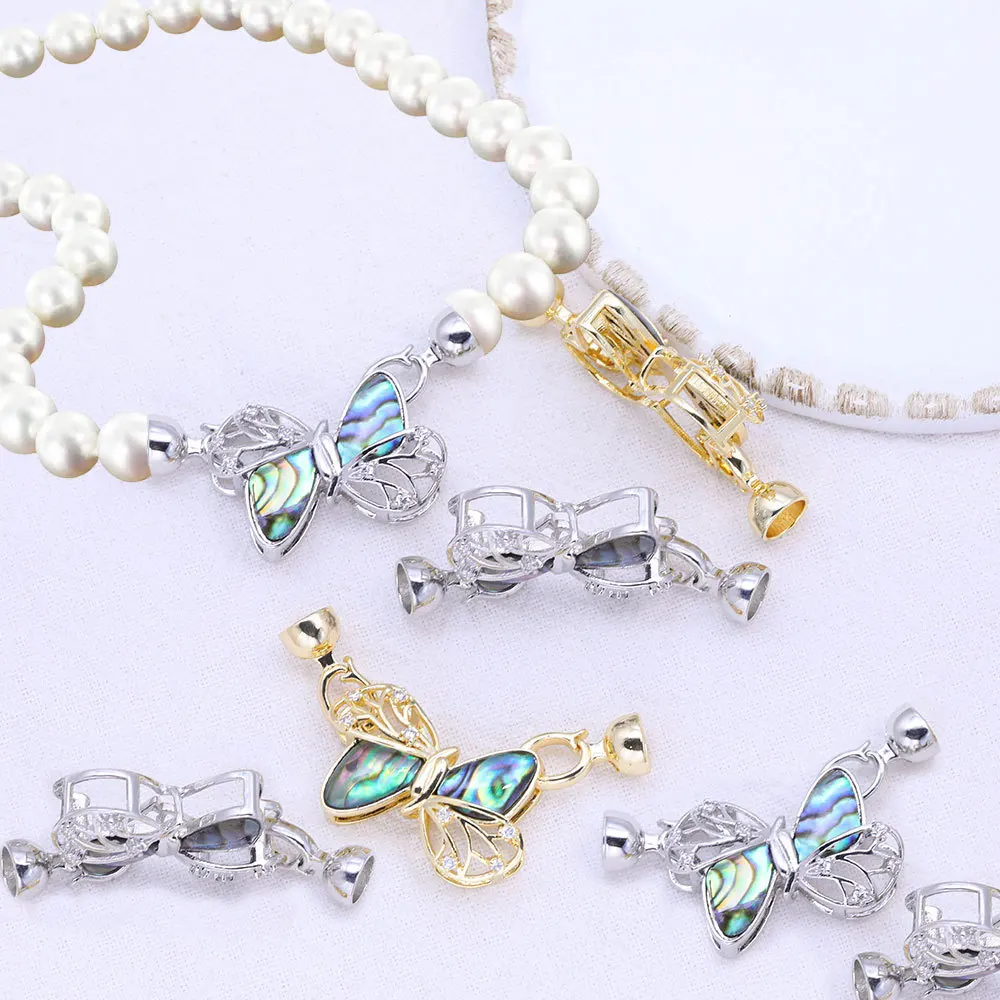 1PC Jewelry Connector Micro Zirconium Pearl Clasp Fastening Lock for DIY Necklace Bracelet Chain Accessories Color Shell Bow Tie
1PC Jewelry Connector Micro Zirconium Pearl Clasp Fastening Lock for DIY Necklace Bracelet Chain Accessories Color Shell Bow Tie