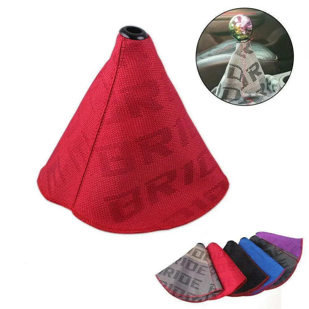 JDM Style Bride Gear Shift Boot Cover Hyper Fabric Shift Boot Racing Shifter Knob Cover for Universal Car Interior Accessory
JDM Style Bride Gear Shift Boot Cover Hyper Fabric Shift Boot Racing Shifter Knob Cover for Universal Car Interior Accessory