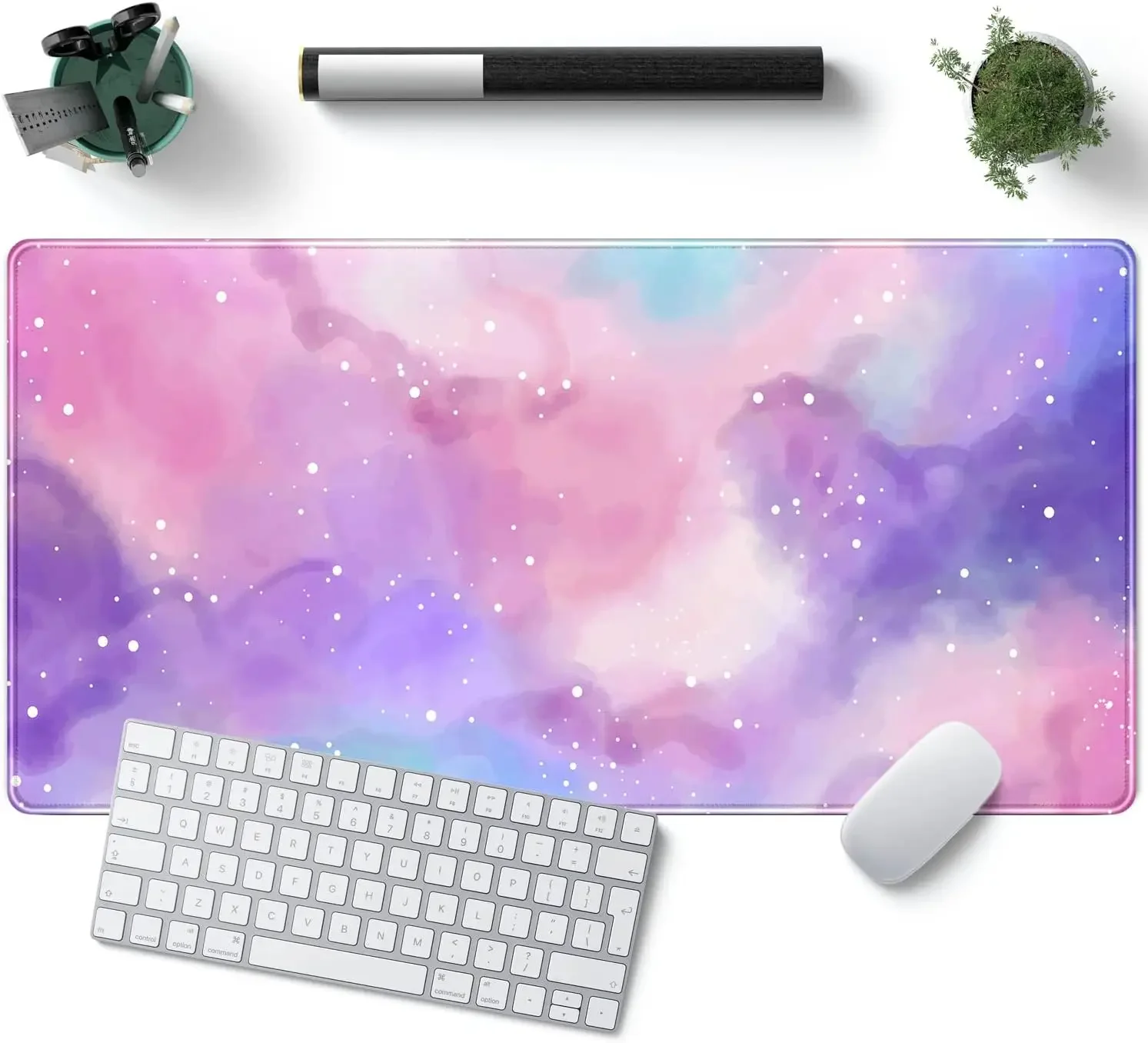 Aesthetic Pink Purple Watercolor Galaxy Large Mouse Pad Non-Slip Extended Desk Mat for Gaming Office Laptop and Workstation
Aesthetic Pink Purple Watercolor Galaxy Large Mouse Pad Non-Slip Extended Desk Mat for Gaming Office Laptop and Workstation