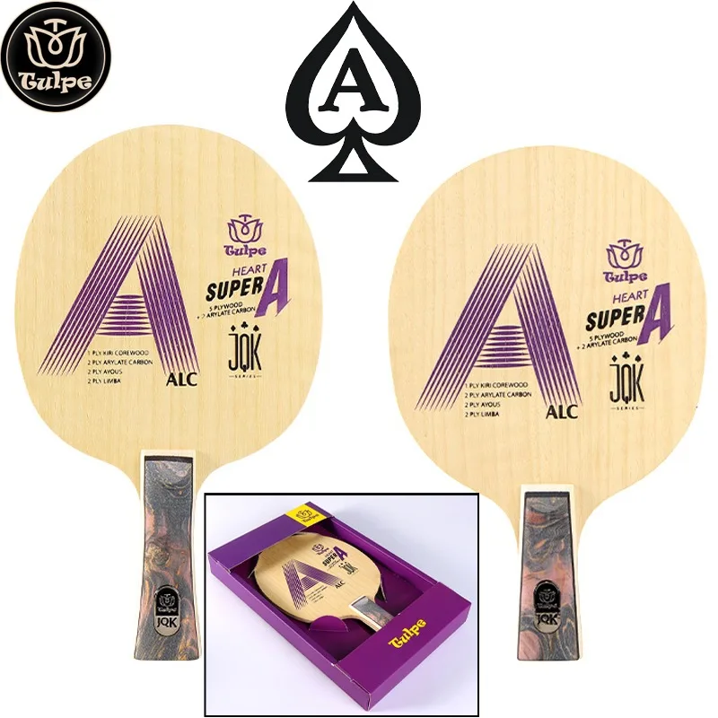 A Series TULPE Table Tennis Racket Cypress Wood Carbon High Elasticity Ping Pong Paddle 9Ply FL/CS with Box Advanced Training
A Series TULPE Table Tennis Racket Cypress Wood Carbon High Elasticity Ping Pong Paddle 9Ply FL/CS with Box Advanced Training