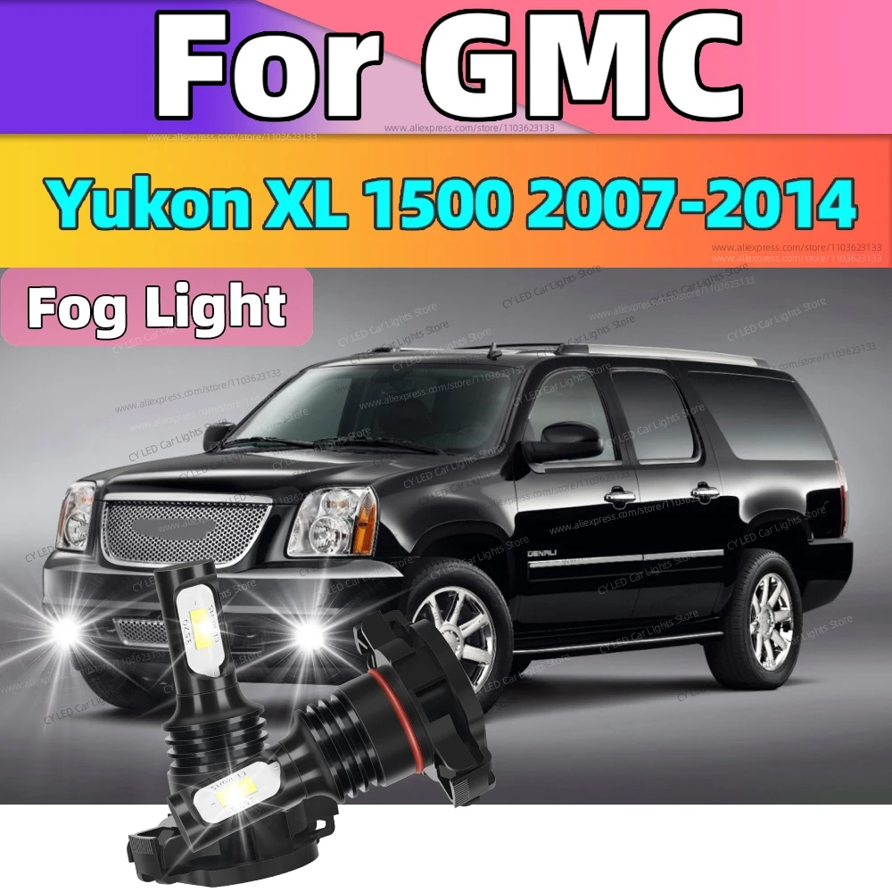 For GMC Yukon XL 1500 2007 2008 2009 2010 2011 2012 2013 2014 Front LED Fog Lights Bulbs 80W Super Bright Auto Fog Lamp 12V
For GMC Yukon XL 1500 2007 2008 2009 2010 2011 2012 2013 2014 Front LED Fog Lights Bulbs 80W Super Bright Auto Fog Lamp 12V