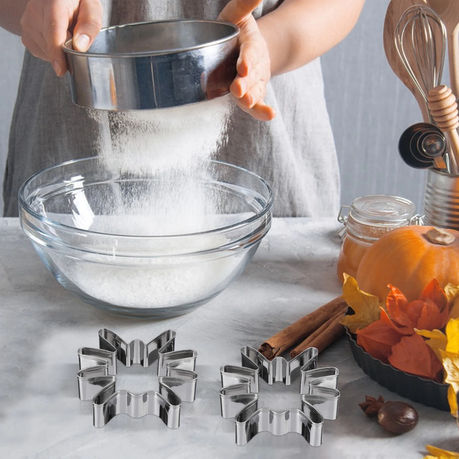 Halloween Spider Cookie Mold Stainless Steel Non-Stick Baking Mold For Chocolate Cake Fondant Anti-Rust Easy Clean Creative
Halloween Spider Cookie Mold Stainless Steel Non-Stick Baking Mold For Chocolate Cake Fondant Anti-Rust Easy Clean Creative