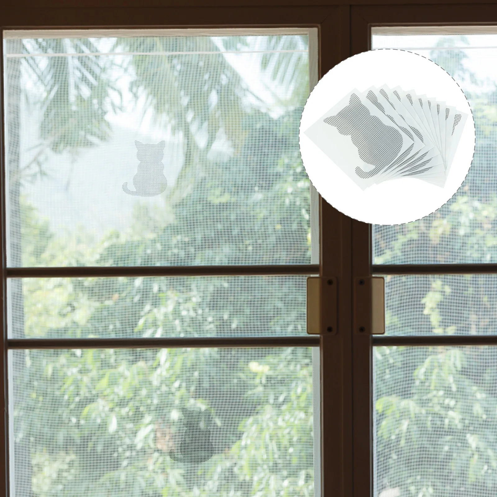 10pcs Patches Strong Adhesive Mesh Stickers For Window Door Holes Tears Fix Patch Repair Tape Window Screen Replacement Kit
10pcs Patches Strong Adhesive Mesh Stickers For Window Door Holes Tears Fix Patch Repair Tape Window Screen Replacement Kit