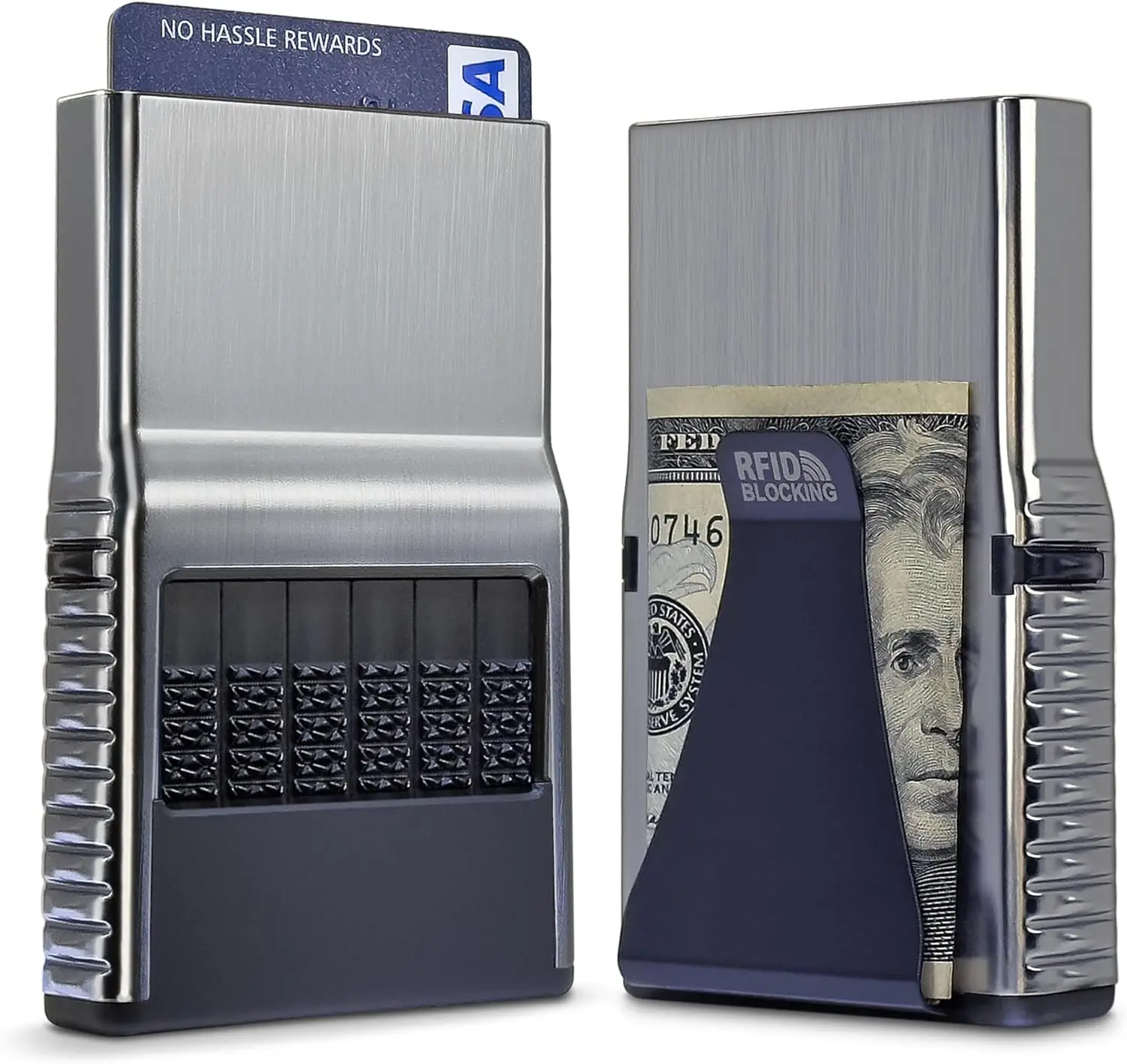 ACM 2.0 Wallet with Cash Clip, RFID Blocking, Scratch-Free Card Protection for Men and Women (Chrome Silver)
ACM 2.0 Wallet with Cash Clip, RFID Blocking, Scratch-Free Card Protection for Men and Women (Chrome Silver)