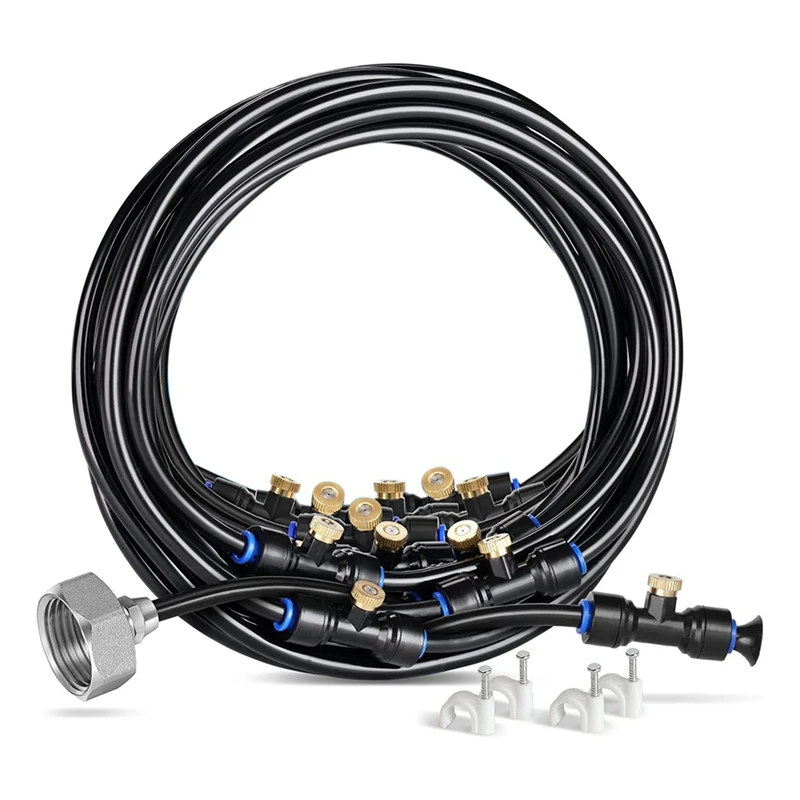 Misting Cooling System 39.4FT(12M) Misting Line Set Water Mister For Outside Patio Cooling,Backyard Cooling Easy To Use
Misting Cooling System 39.4FT(12M) Misting Line Set Water Mister For Outside Patio Cooling,Backyard Cooling Easy To Use