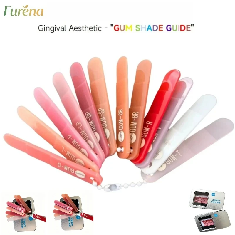 SHOFU Gumy Gingival Color Plate Indicator Tri-Color Set PN7040 SHOFU Halo Gingiva Indikator Gum Color Guide Gencive Shade Guide
SHOFU Gumy Gingival Color Plate Indicator Tri-Color Set PN7040 SHOFU Halo Gingiva Indikator Gum Color Guide Gencive Shade Guide