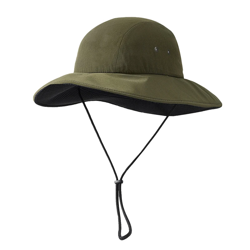 Bucket Hat Men Women Summer Sun Protection Big Brim String Cap Fisherman Accessory For Beach Climb Hike Outdoor
Bucket Hat Men Women Summer Sun Protection Big Brim String Cap Fisherman Accessory For Beach Climb Hike Outdoor