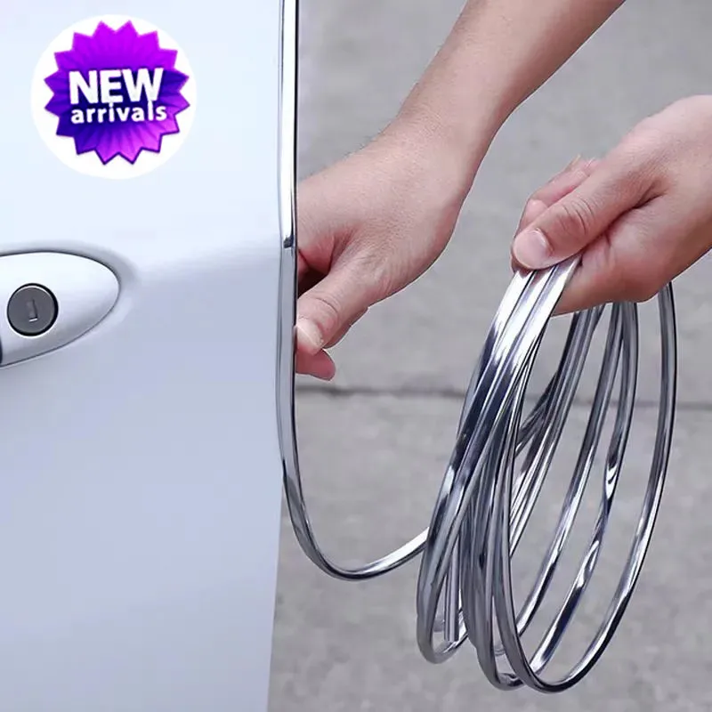 6M Car Door Chrome Moulding Trim Strip Edge Scratch Guard Protector Cover Strip Roll Chrome Styling Moulding Trim Strip
6M Car Door Chrome Moulding Trim Strip Edge Scratch Guard Protector Cover Strip Roll Chrome Styling Moulding Trim Strip