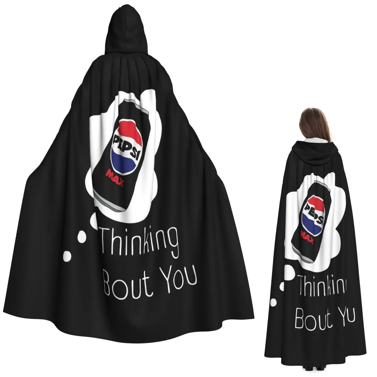 Thinking Bout You Pepsi Max Long Hooded Cloak Witch Medieval Costume Cosplay Cape HalloweenVampire Adult Unisex
Thinking Bout You Pepsi Max Long Hooded Cloak Witch Medieval Costume Cosplay Cape HalloweenVampire Adult Unisex
