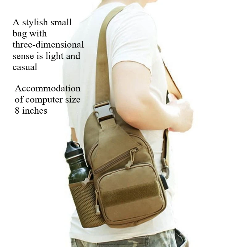 New tactical chest bag shoulder bag multi-functional mobile phone bag men and women casual sports travel backpack cycling hiking
New tactical chest bag shoulder bag multi-functional mobile phone bag men and women casual sports travel backpack cycling hiking