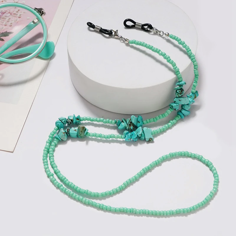 Fashion Green Stone Glasses Mask Chains Korean Irregular Lanyard Anti-lost Chain Necklace Accessories for Women Luxury Gifts
Fashion Green Stone Glasses Mask Chains Korean Irregular Lanyard Anti-lost Chain Necklace Accessories for Women Luxury Gifts