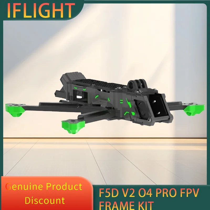 IFlight Nazgul Evoque F5 V2 O4 Pro FPV Frame Kit 5inch F5D 223mm Wheelbase with 6mm Arm for RC FPV Racing Drone
IFlight Nazgul Evoque F5 V2 O4 Pro FPV Frame Kit 5inch F5D 223mm Wheelbase with 6mm Arm for RC FPV Racing Drone
