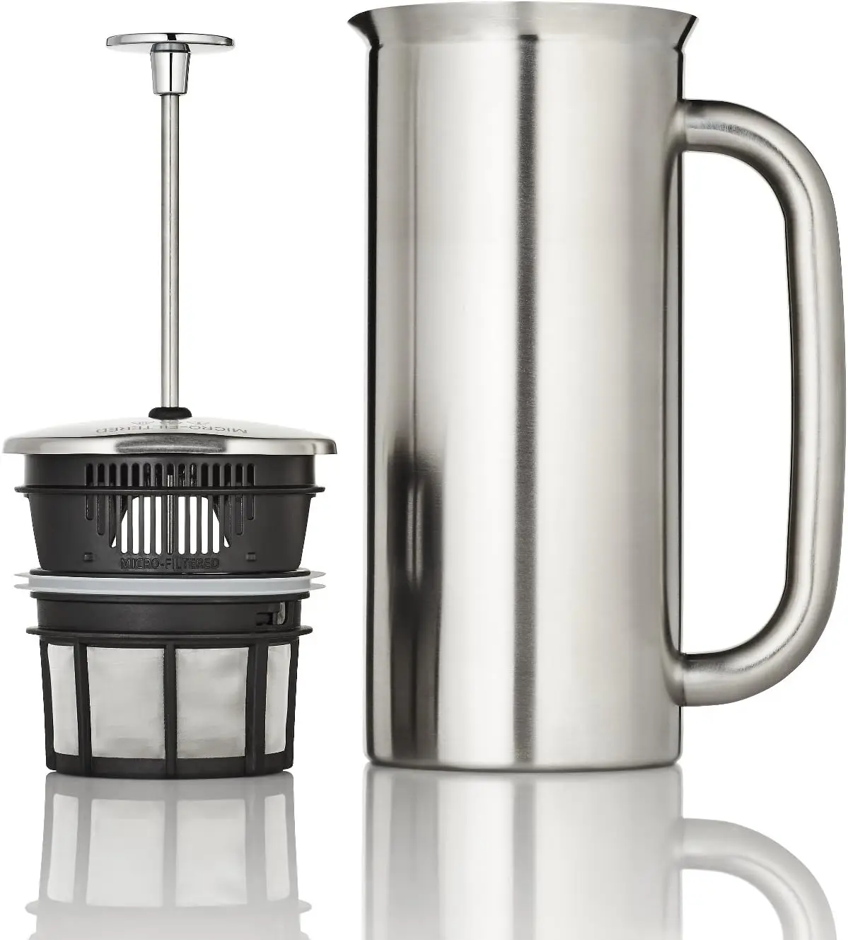 ESPRO - P7 French Press - Double Walled Stainless Steel Insulated Coffee and Tea Maker with Micro-Filter - Keep Drinks Hotter
ESPRO - P7 French Press - Double Walled Stainless Steel Insulated Coffee and Tea Maker with Micro-Filter - Keep Drinks Hotter