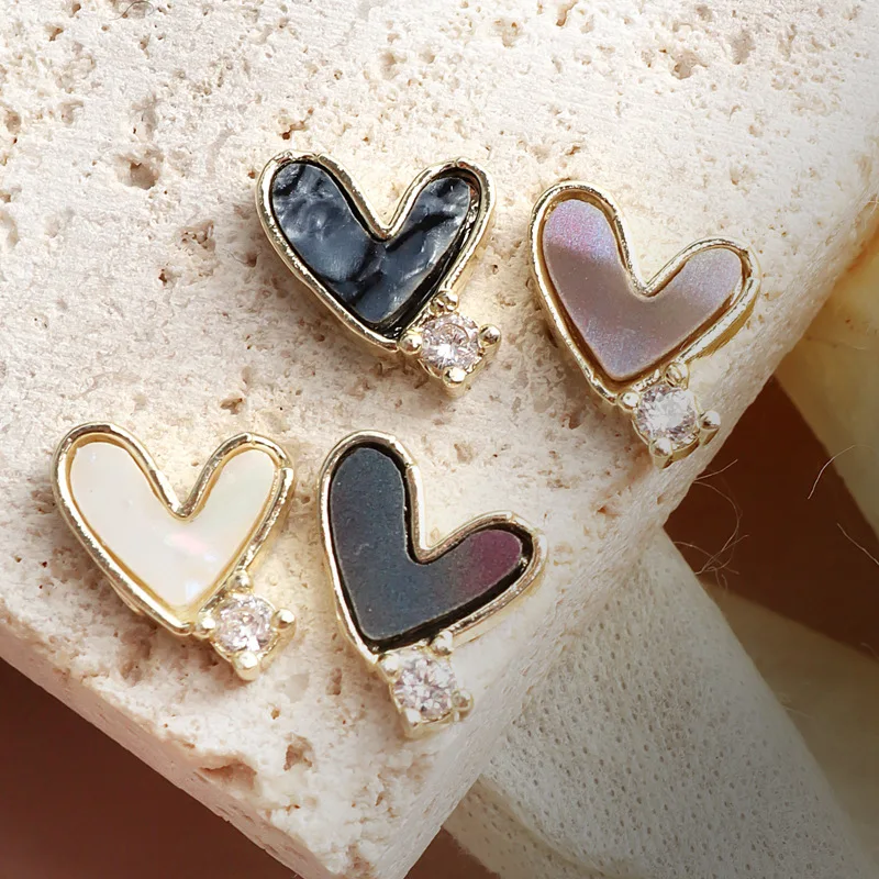 New 2pcs Zircon Pearl Jewelry Love Heart Moon Pentagonal Star Pendant Nail Art Charms Jewelry Accessories Diy Phone Case Decor
New 2pcs Zircon Pearl Jewelry Love Heart Moon Pentagonal Star Pendant Nail Art Charms Jewelry Accessories Diy Phone Case Decor
