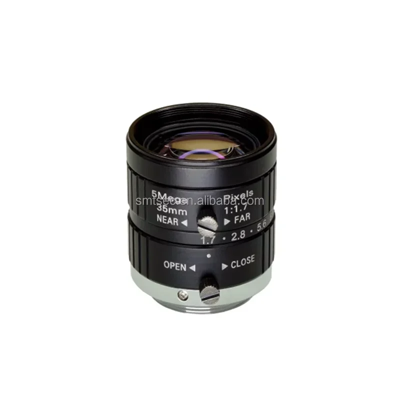 SL-0383 5MP Machine Vision Lens 35mm F1.7 C-Mount 2/3" 14.5° (-0.05% Distortion)
SL-0383 5MP Machine Vision Lens 35mm F1.7 C-Mount 2/3" 14.5° (-0.05% Distortion)
