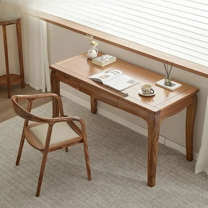 B Solid wood desk Modern new Chinese ebony log computer desk
B Solid wood desk Modern new Chinese ebony log computer desk