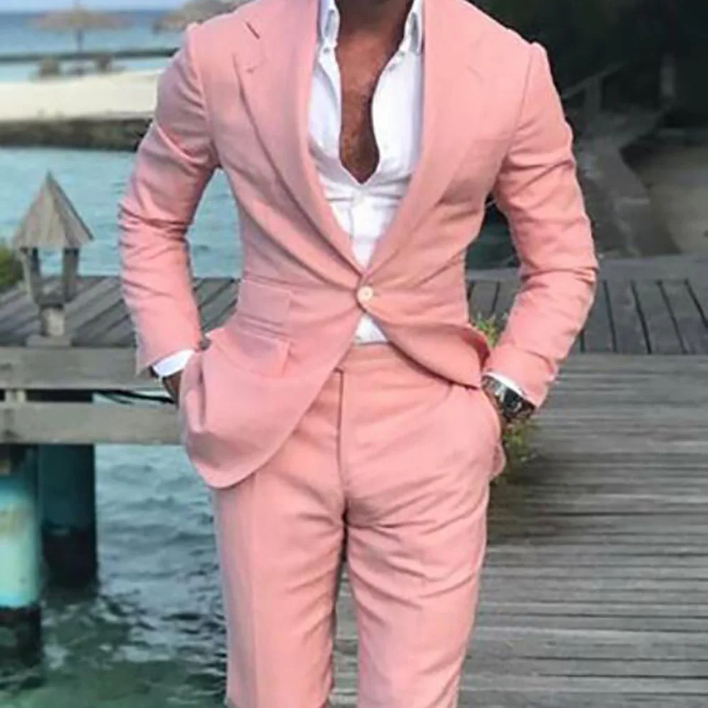 2023 New Coat Pants Beach Men Suits Pink Suits for Wedding Ball Slim Fit Groom Tuxedos Best Men Male Suit 2 Pieces(Jacket+Pant)
2023 New Coat Pants Beach Men Suits Pink Suits for Wedding Ball Slim Fit Groom Tuxedos Best Men Male Suit 2 Pieces(Jacket+Pant)