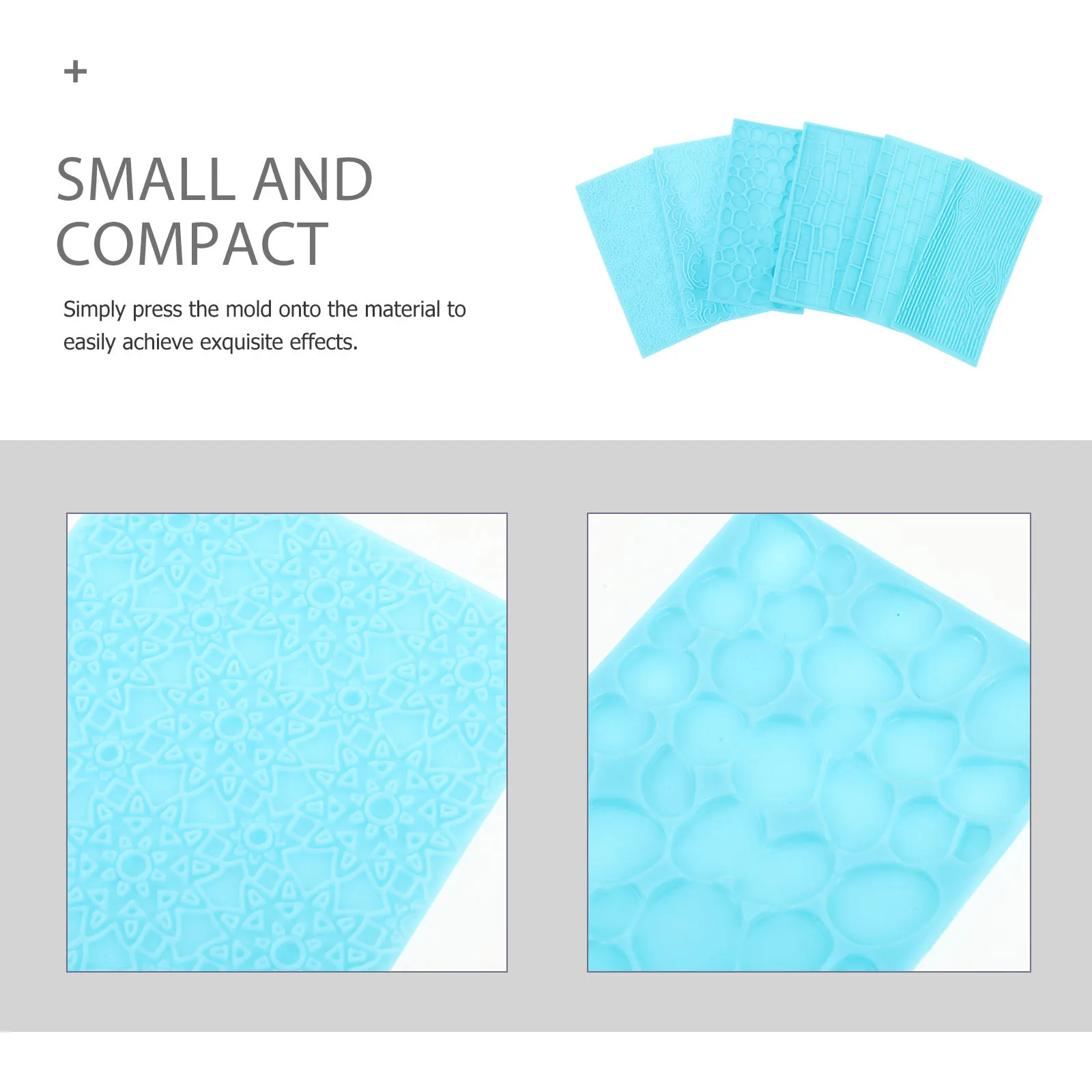 6Pcs Clay Texture Impression Mats Creative Embossed Pottery Tool for DIY Clay Sculpture and Handmade Craft Decoration
6Pcs Clay Texture Impression Mats Creative Embossed Pottery Tool for DIY Clay Sculpture and Handmade Craft Decoration