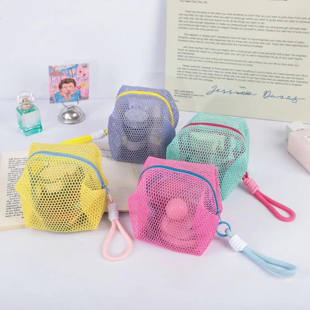 with Handle Mesh Cosmetic Bag Small Capacity Transparent Zipper Coin Purse Dopamine Color Square Shape Mini Makeup Pockets
with Handle Mesh Cosmetic Bag Small Capacity Transparent Zipper Coin Purse Dopamine Color Square Shape Mini Makeup Pockets