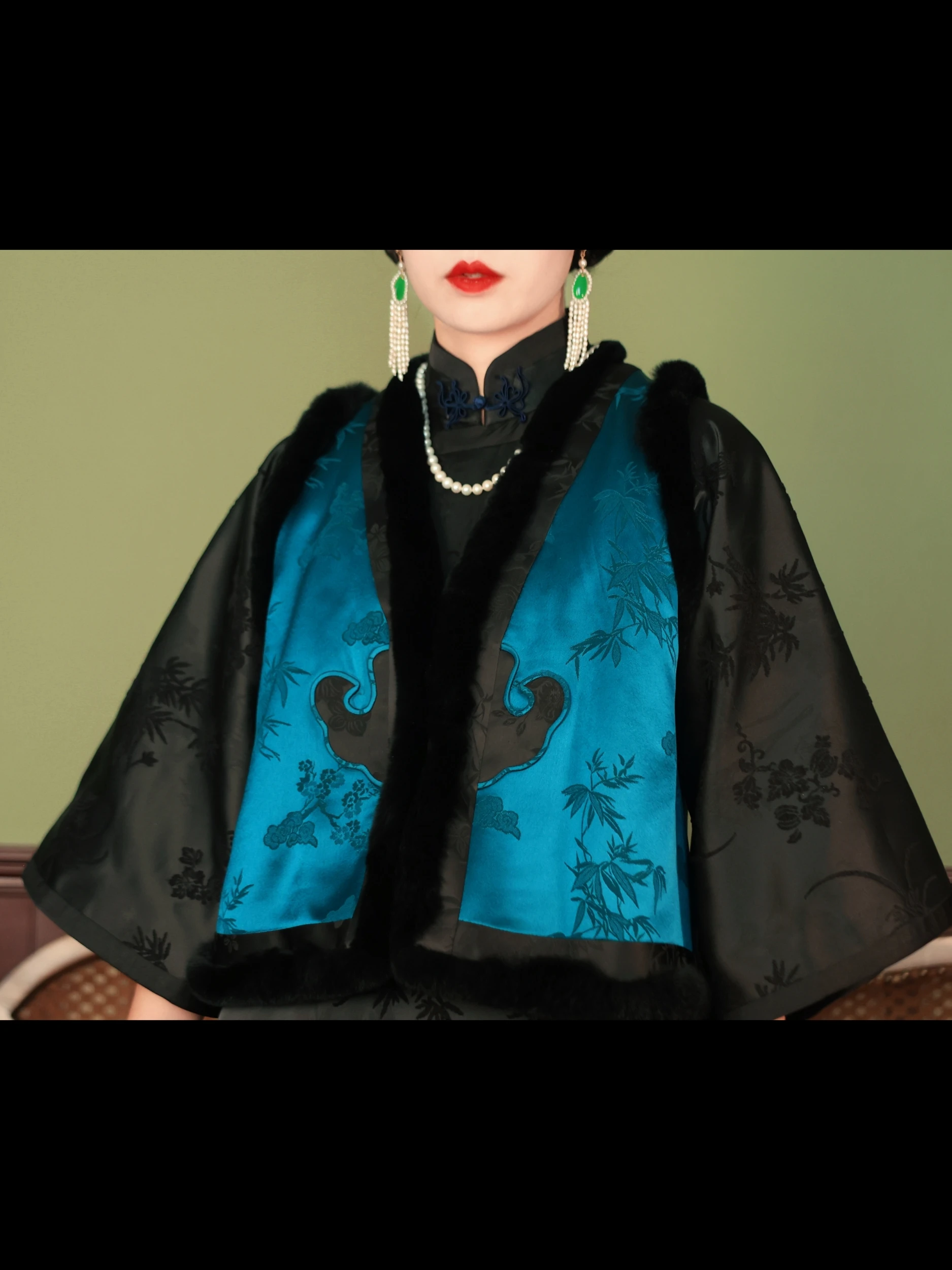 Acetate Rabbit Fur Vest Original Design Winter Hanfu Sle V-Ne Svel Thiened Commute Loose Fit Fem Jaet
Acetate Rabbit Fur Vest Original Design Winter Hanfu Sle V-Ne Svel Thiened Commute Loose Fit Fem Jaet