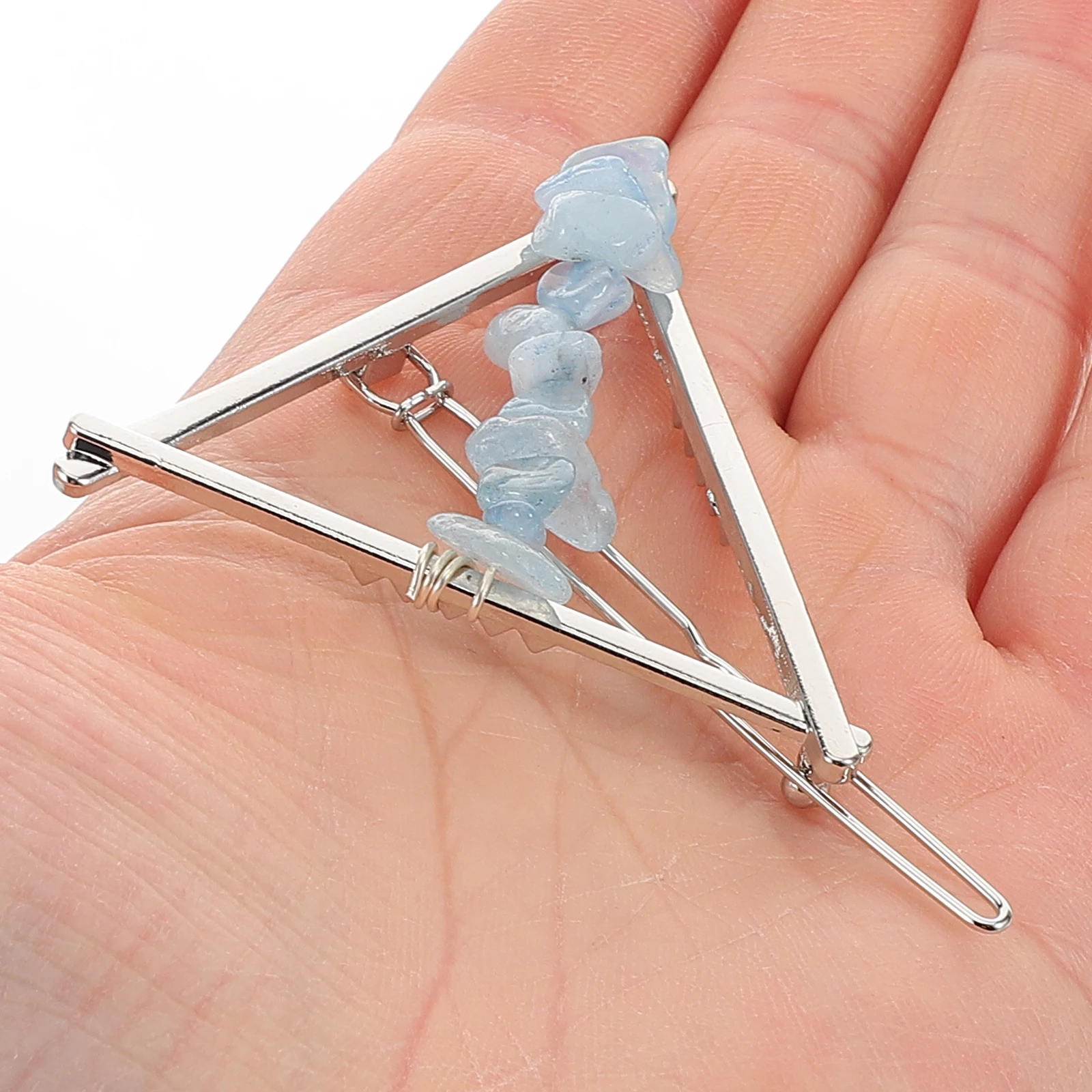 Geometric Hair Accessories Crystal Triangle Clip Decorative Gemstone Women Hairstyle Wedding Event Bridal Bridesmaid Guest Hair
Geometric Hair Accessories Crystal Triangle Clip Decorative Gemstone Women Hairstyle Wedding Event Bridal Bridesmaid Guest Hair