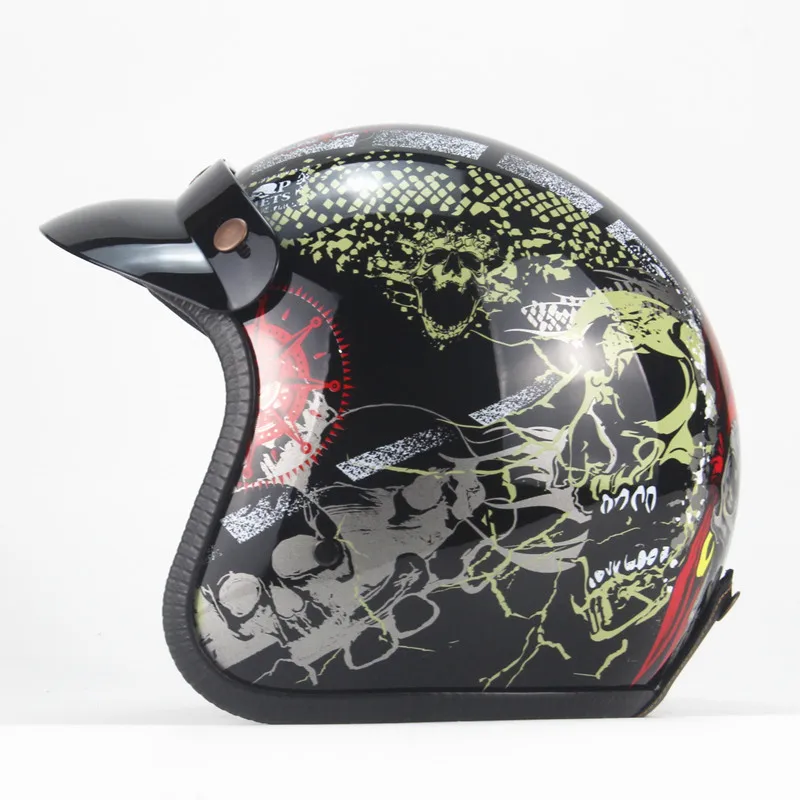 Motorcycle Vintage Helmets Open Face Motorcycle Helmet Retro Cruiser Chopper Open Face Moto Approval
Motorcycle Vintage Helmets Open Face Motorcycle Helmet Retro Cruiser Chopper Open Face Moto Approval