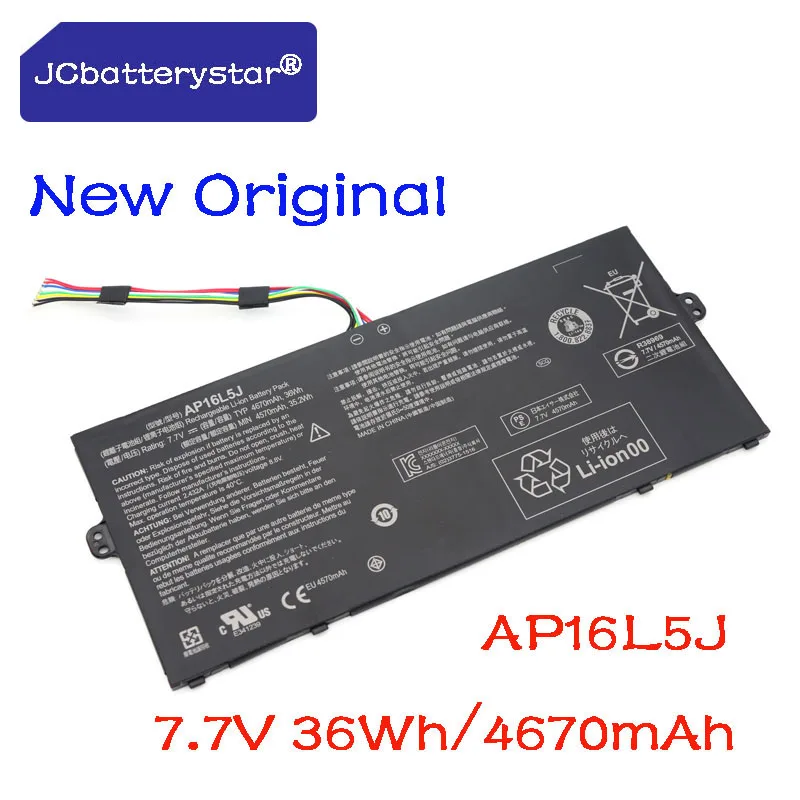 Новый оригинальный аккумулятор JC 7,7 В 4670 мАч AP16L5J для ноутбука Acer Aspire Swift 5 SF514-52T Spin 1 SP111-32N 2ICP4/91/91 36Wh
Новый оригинальный аккумулятор JC 7,7 В 4670 мАч AP16L5J для ноутбука Acer Aspire Swift 5 SF514-52T Spin 1 SP111-32N 2ICP4/91/91 36Wh