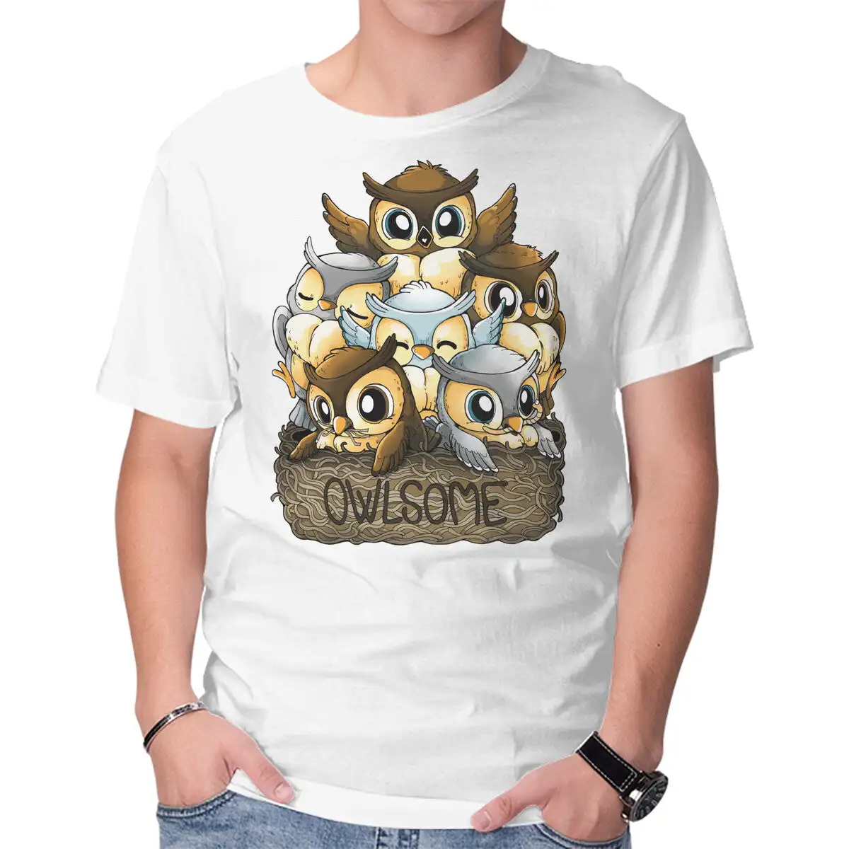 Футболки Owlsome с рисунком аниме для мужчин, женская одежда, футболки с коротким рукавом, Новое поступление, летние футболки унисекс
Футболки Owlsome с рисунком аниме для мужчин, женская одежда, футболки с коротким рукавом, Новое поступление, летние футболки унисекс