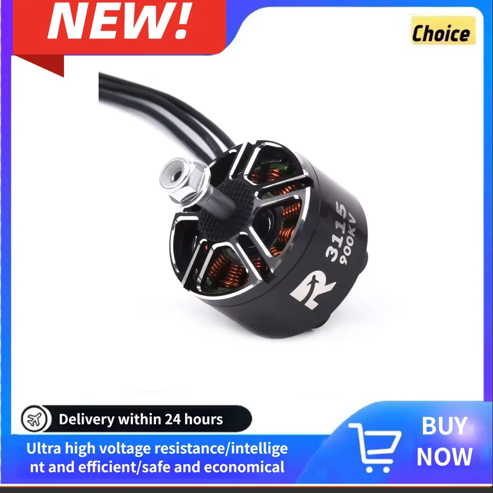 4PCS 3115 900KV Brushless Motor (3-6S) │ Premium X-Class FPV Drone Motors │ Optimized for APEX Mark4/Cinelifter
4PCS 3115 900KV Brushless Motor (3-6S) │ Premium X-Class FPV Drone Motors │ Optimized for APEX Mark4/Cinelifter