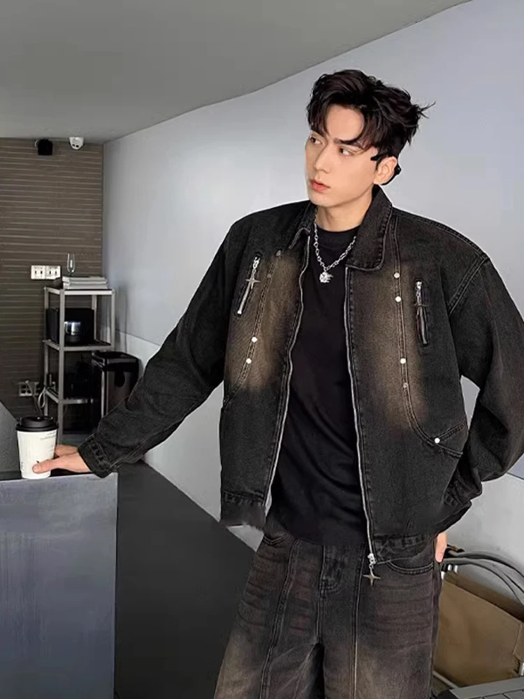 Retro American High Street Waed Vintage Men's Denim Jaet ort Sle Spring Autumn Cool Haome Design Cotton Polyester
Retro American High Street Waed Vintage Men's Denim Jaet ort Sle Spring Autumn Cool Haome Design Cotton Polyester