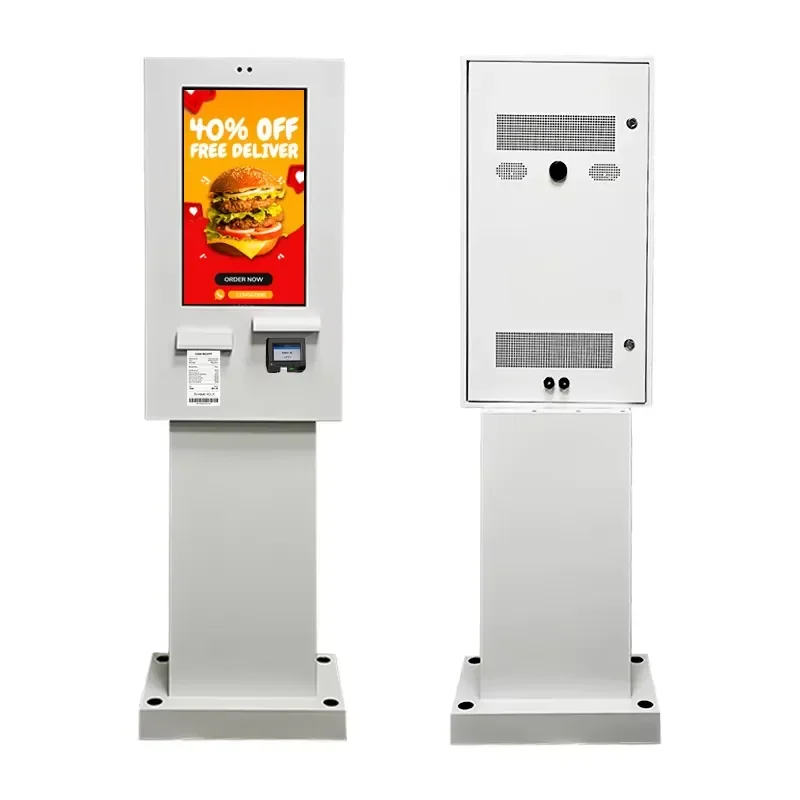 Genevinon 24-inch Capacitive Touch Outdoor Ordering Kiosk All-weather Rainproof Self-service Ordering Terminal
Genevinon 24-inch Capacitive Touch Outdoor Ordering Kiosk All-weather Rainproof Self-service Ordering Terminal