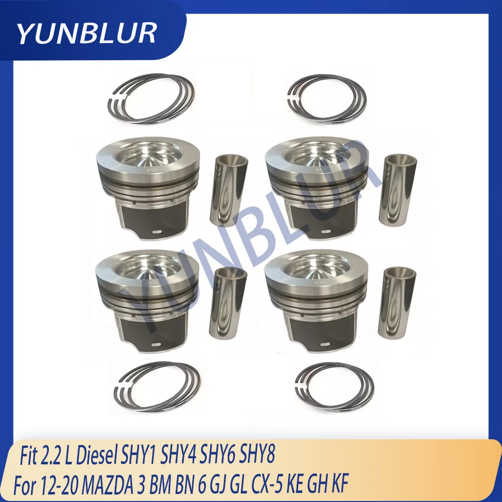 STD Engine Parts Piston with Ring Set Fit 2.2 L Diesel SHY1 SHY4 SHY6 SHY8 For 12-20 MAZDA 3 BM BN 6 GJ GL CX-5 KE GH KF
STD Engine Parts Piston with Ring Set Fit 2.2 L Diesel SHY1 SHY4 SHY6 SHY8 For 12-20 MAZDA 3 BM BN 6 GJ GL CX-5 KE GH KF