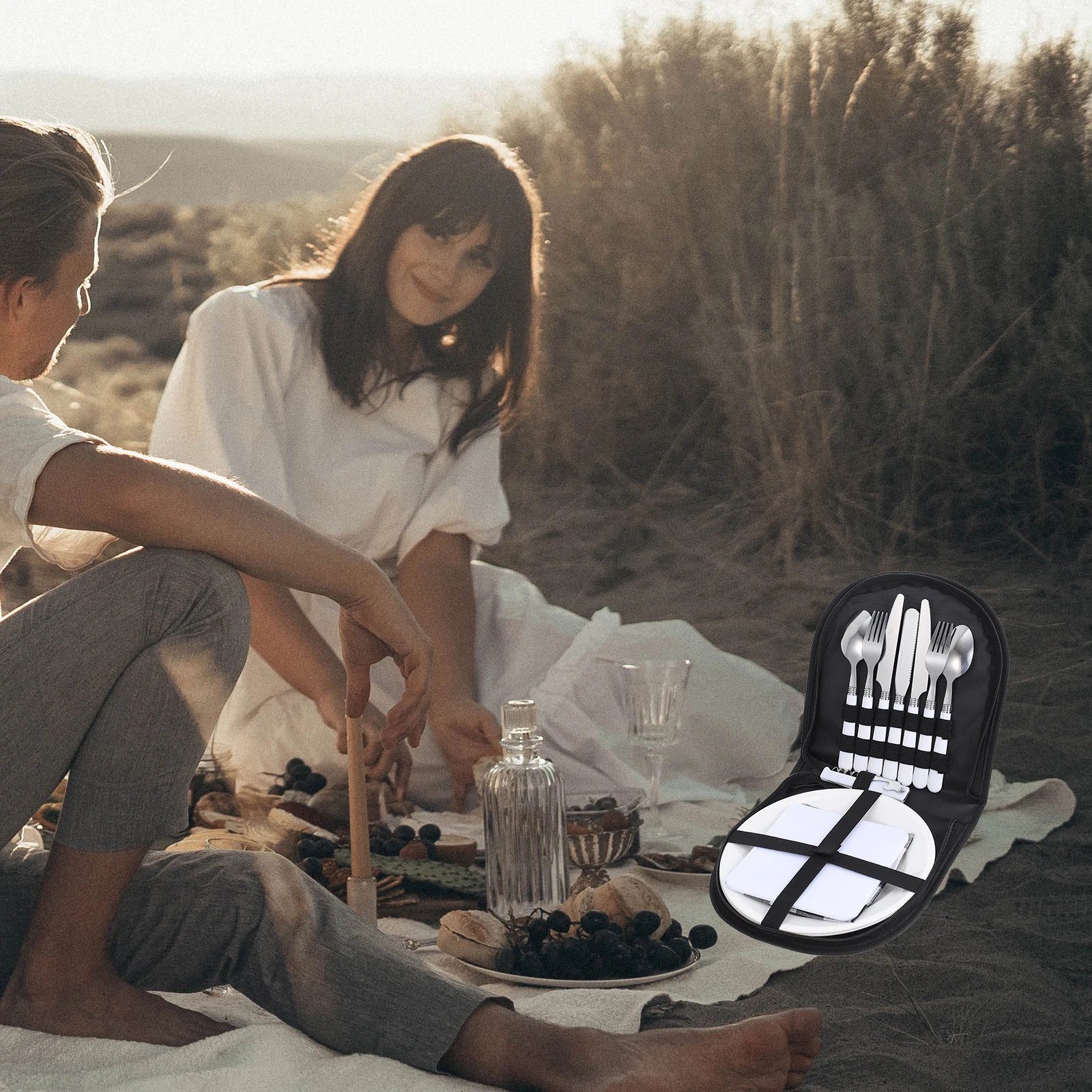 1 set Portable Stainless Steel Travel Cutlery Set Outdoor Camping Tableware Picnic Fork Knife Spoon Compact Reusable Easy Clean
1 set Portable Stainless Steel Travel Cutlery Set Outdoor Camping Tableware Picnic Fork Knife Spoon Compact Reusable Easy Clean