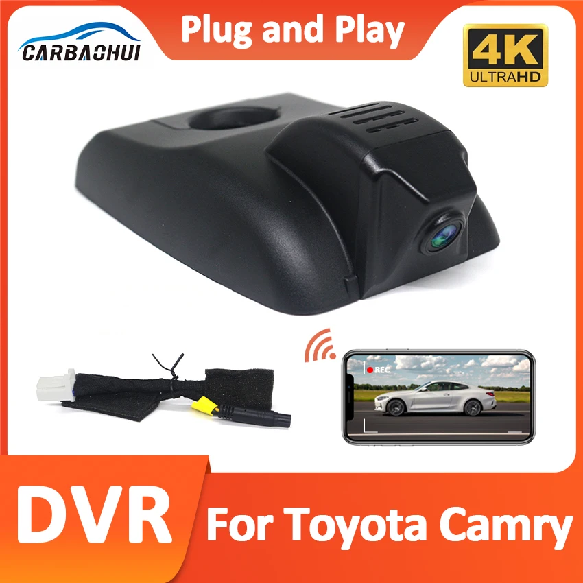 Car DVR For Toyota Camry 2018 2019 2020 2021 Plug and play 4K Dash Cam for Car Camera Recorder Dashcam WIFI Car DVR Recording
Car DVR For Toyota Camry 2018 2019 2020 2021 Plug and play 4K Dash Cam for Car Camera Recorder Dashcam WIFI Car DVR Recording