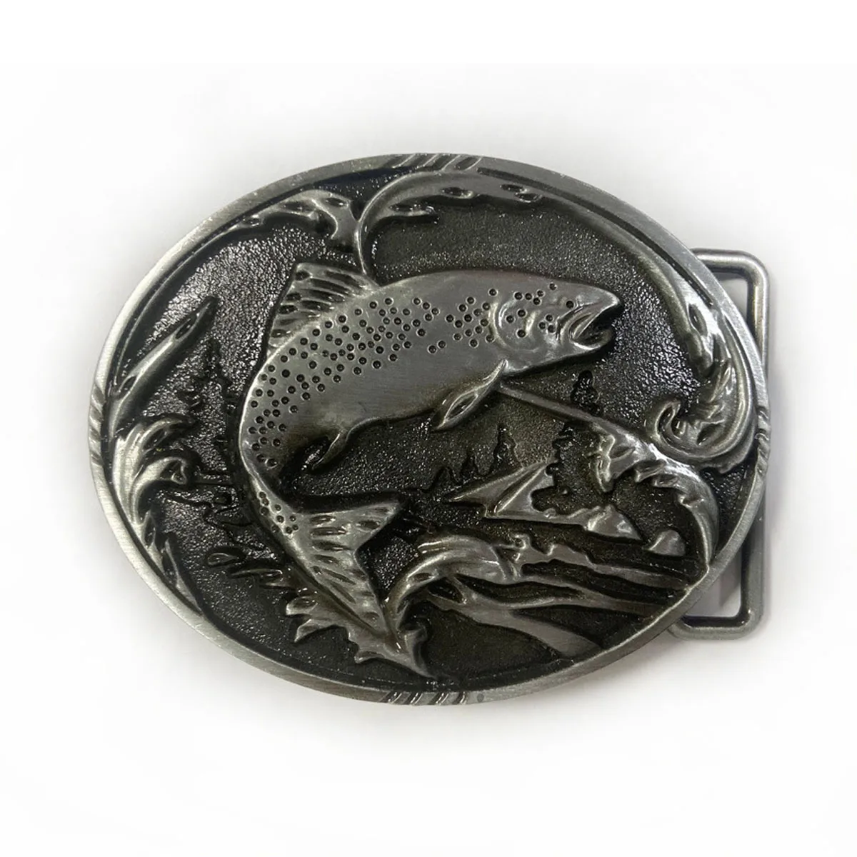 Vintage 3D Embossed Fish Belt Buckle Western Cowboy Metal Belt Buckle For Men Outdoor Fishing Angler Jeans Belt Accessories Gift
Vintage 3D Embossed Fish Belt Buckle Western Cowboy Metal Belt Buckle For Men Outdoor Fishing Angler Jeans Belt Accessories Gift