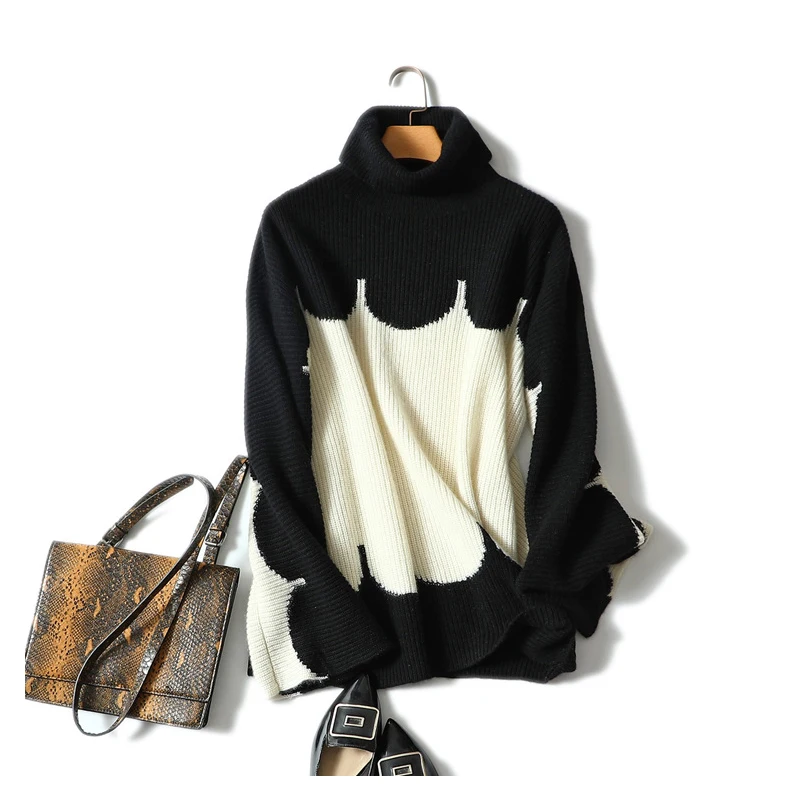 half cardigan knit winter thick luxury 100% cashmere jacquard turtleneck sweaters
half cardigan knit winter thick luxury 100% cashmere jacquard turtleneck sweaters