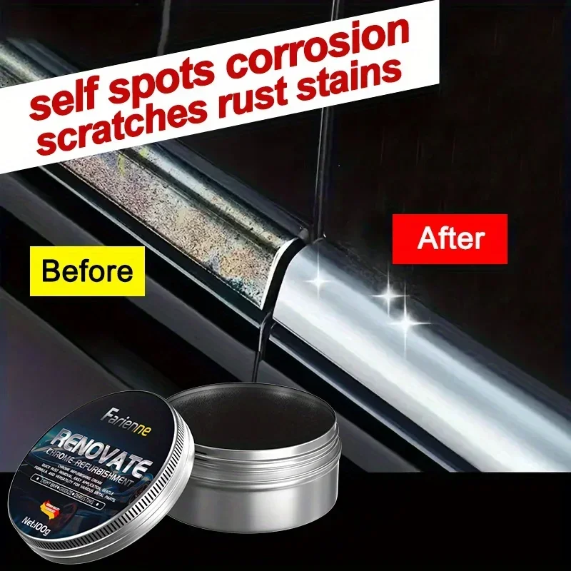 100 г хромированного ремонтного и глянцевого воска — глубокая полировка автомобильных бамперов, колес и отделки. | для обслуживания автомобиля
100 г хромированного ремонтного и глянцевого воска — глубокая полировка автомобильных бамперов, колес и отделки. | для обслуживания автомобиля