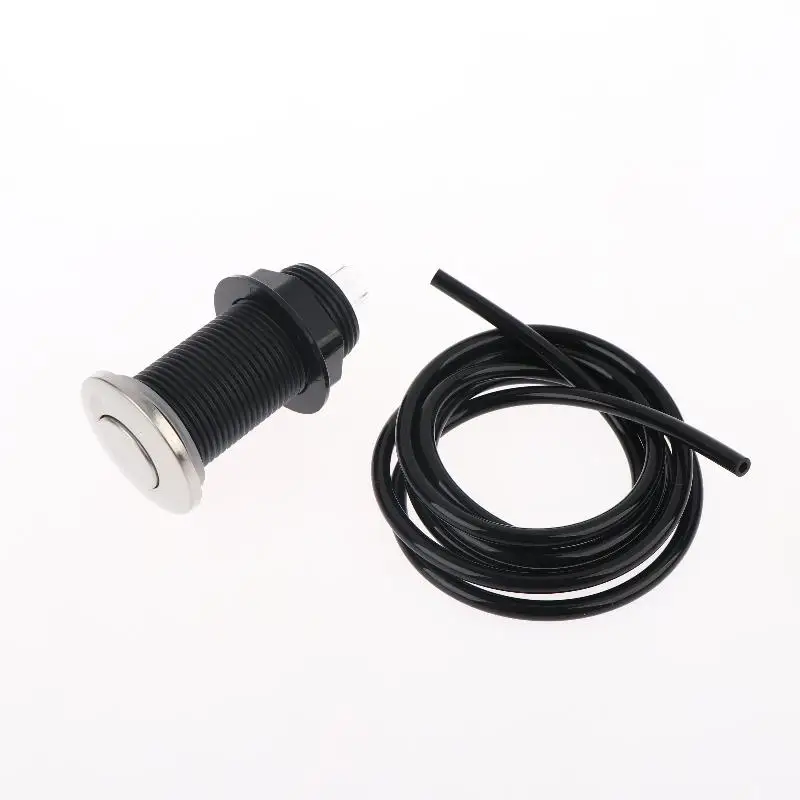 Pneumatic Air Switch with Extended Stainless Steel Button, Accessory for Massage Bathtub & Kitchen Waste Disposer
Pneumatic Air Switch with Extended Stainless Steel Button, Accessory for Massage Bathtub & Kitchen Waste Disposer
