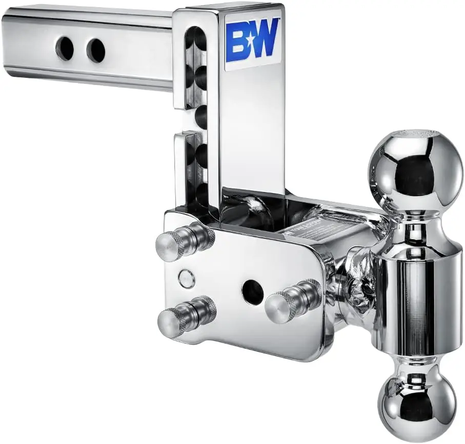 Хромированное регулируемое шаровое крепление для буксирного и столба прицепа — подходит для 2-дюймового приемника, двойного шара (2 x 2-5/16 дюйма), капля 5 дюймов, 10 000 GTW — TS1003
Хромированное регулируемое шаровое крепление для буксирного и столба прицепа — подходит для 2-дюймового приемника, двойного шара (2 x 2-5/16 дюйма), капля 5 дюймов, 10 000 GTW — TS1003