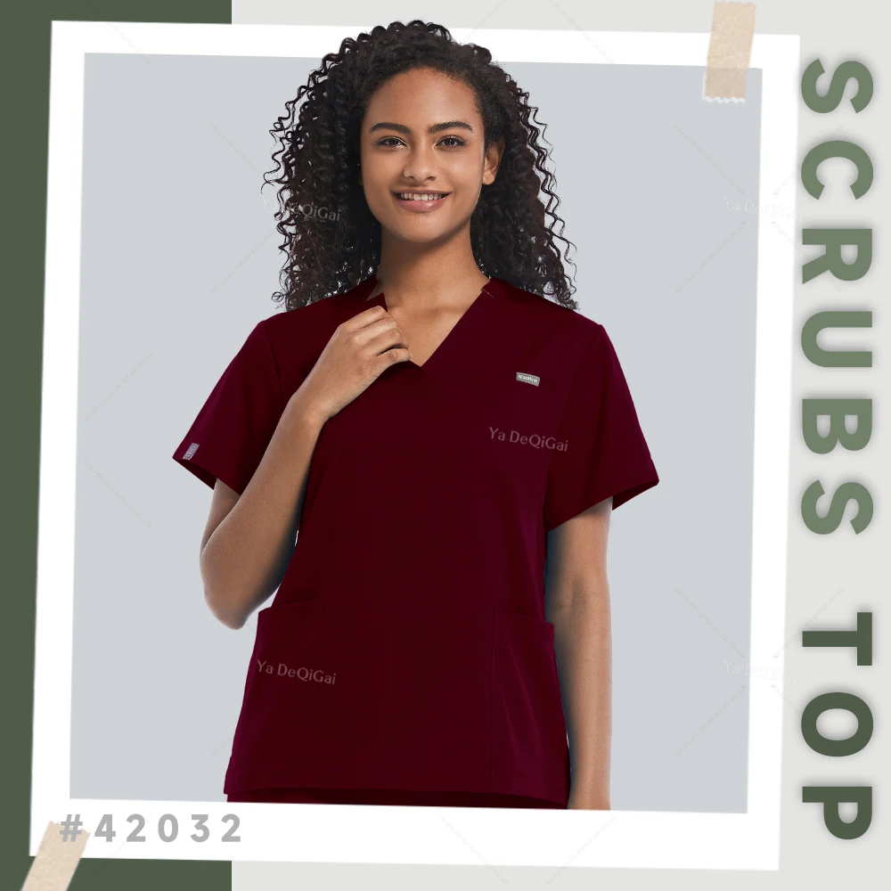 Pocket Shirts Women Nursing Scrub Ladies Short Sleeve V-neck Care Worker Blouse Nurse Workwear Medical Uniform Tops
Pocket Shirts Women Nursing Scrub Ladies Short Sleeve V-neck Care Worker Blouse Nurse Workwear Medical Uniform Tops
