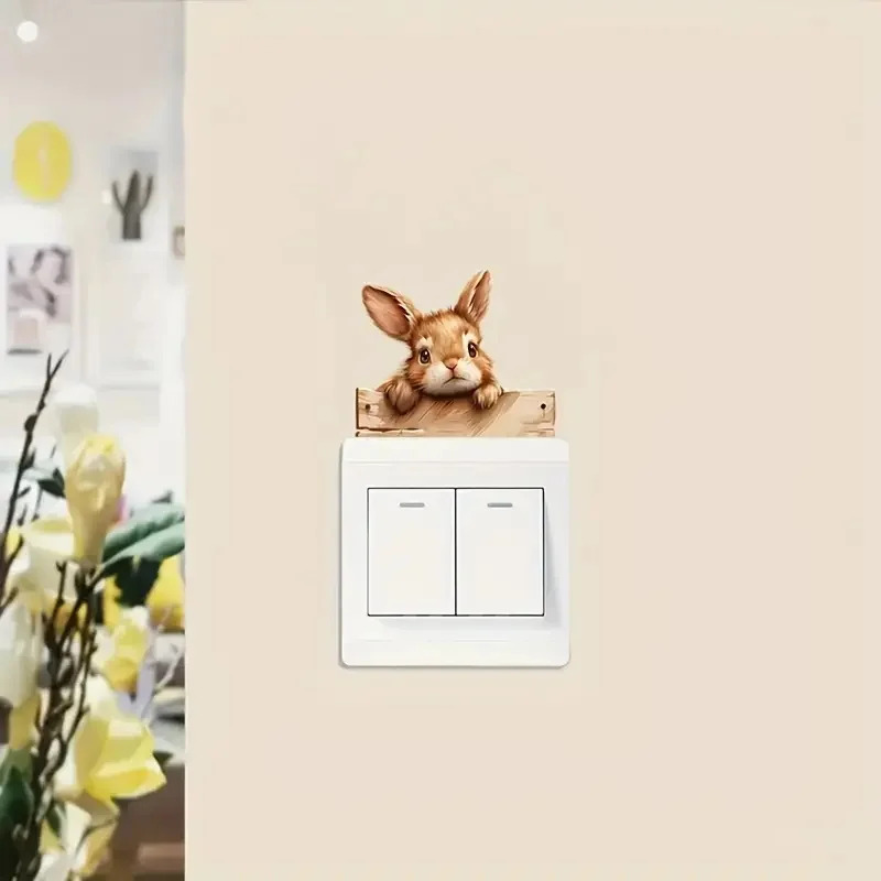 Cute Cartoon Bunny Switch Sticker,Wall Decal,Reusable Vinyl Car Sticker for Toilet Lid, Bathroom Decor
Cute Cartoon Bunny Switch Sticker,Wall Decal,Reusable Vinyl Car Sticker for Toilet Lid, Bathroom Decor