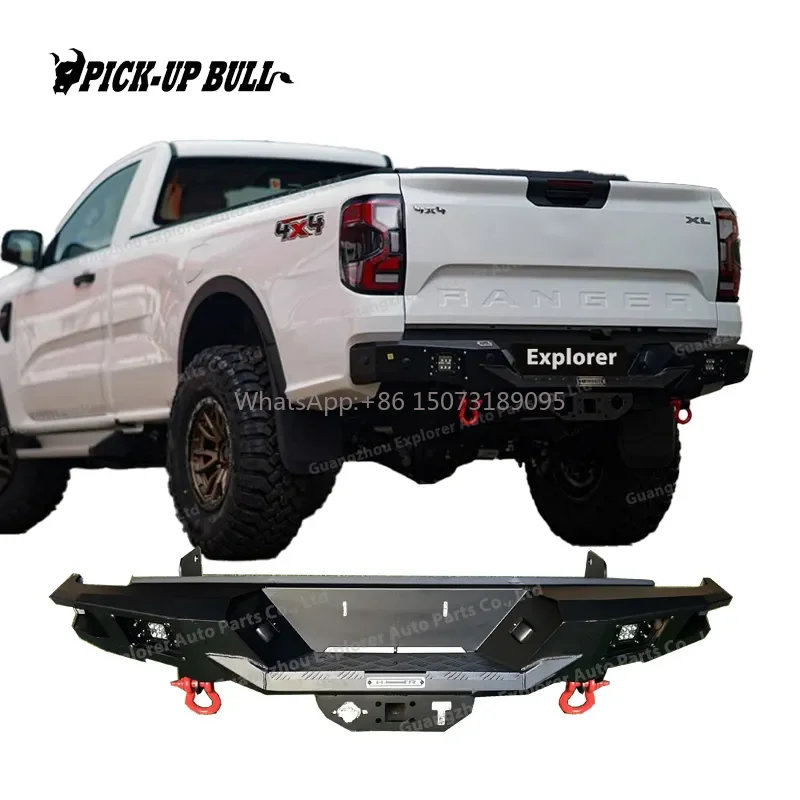 Car Rear Bumper for Ranger T9 with Led Lights Shackle Auto Body System for Ranger Hilux Revo for Universal Pickup
Car Rear Bumper for Ranger T9 with Led Lights Shackle Auto Body System for Ranger Hilux Revo for Universal Pickup